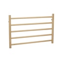Elysian Heated Towel Ladder (12v) - Brushed Brass