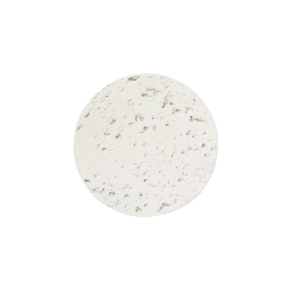 Atelis Concrete Disc - Matte White