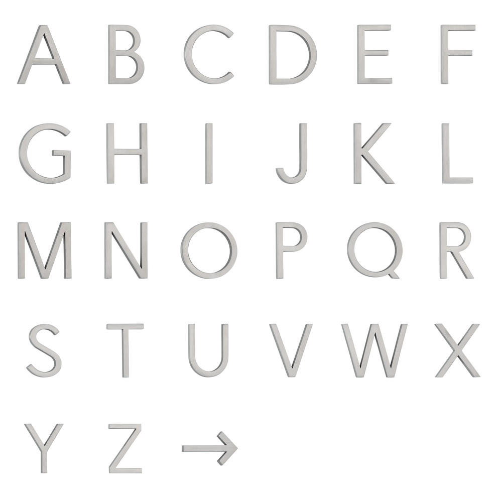Lettering - Stainless Steel