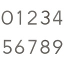 Numbering - Brushed Gunmetal