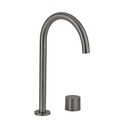 Milani Swivel Bench Mounted Mixer Set - Brushed Gunmetal