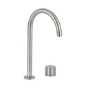 Milani Swivel Bench Mounted Mixer Set - Brushed Nickel