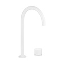 Milani Swivel Bench Mounted Mixer Set - White