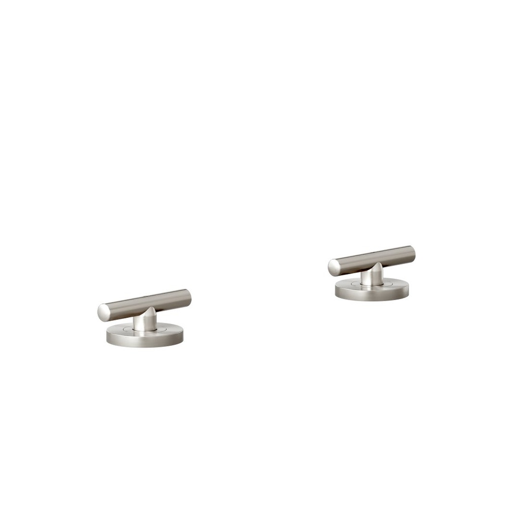 [15989-LF] Barre Assembly Bench Mounted Taps - Brushed Nickel
