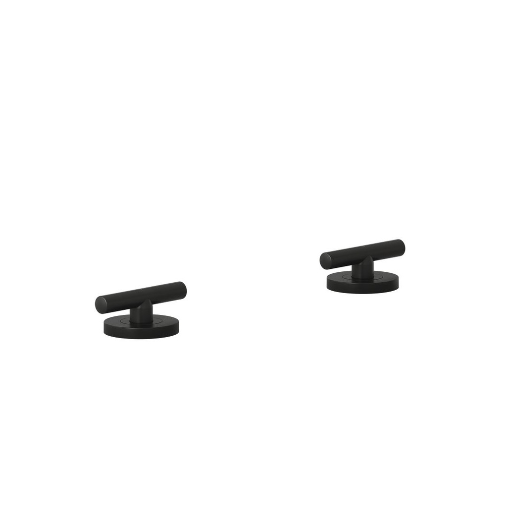 [15990-LF] Barre Assembly Bench Mounted Taps - Matte Black