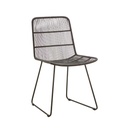 Granada Sleigh Dining Chair - Licorice