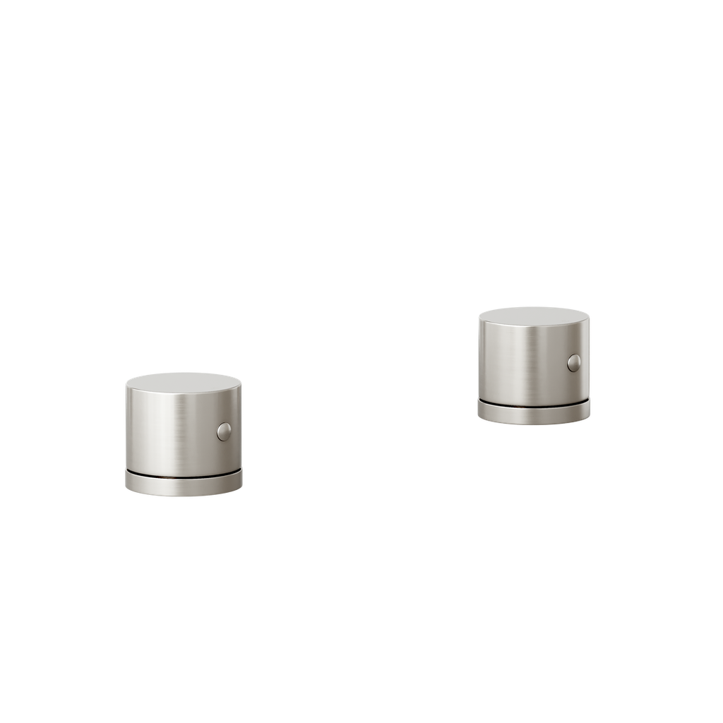 [16003-LF] Milani Assembly Bench Mounted Taps - Brushed Nickel