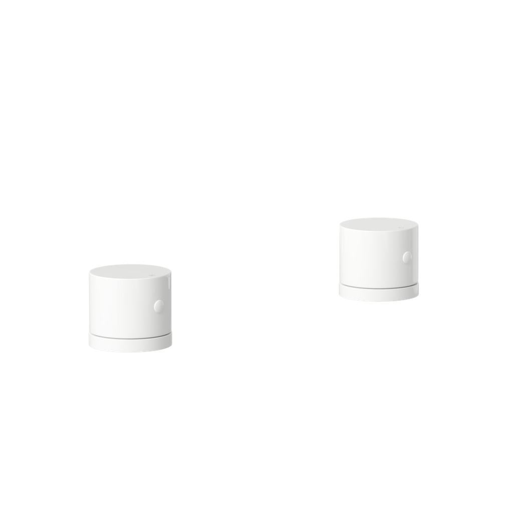 [16006-LF] Milani Assembly Bench Mounted Taps - White