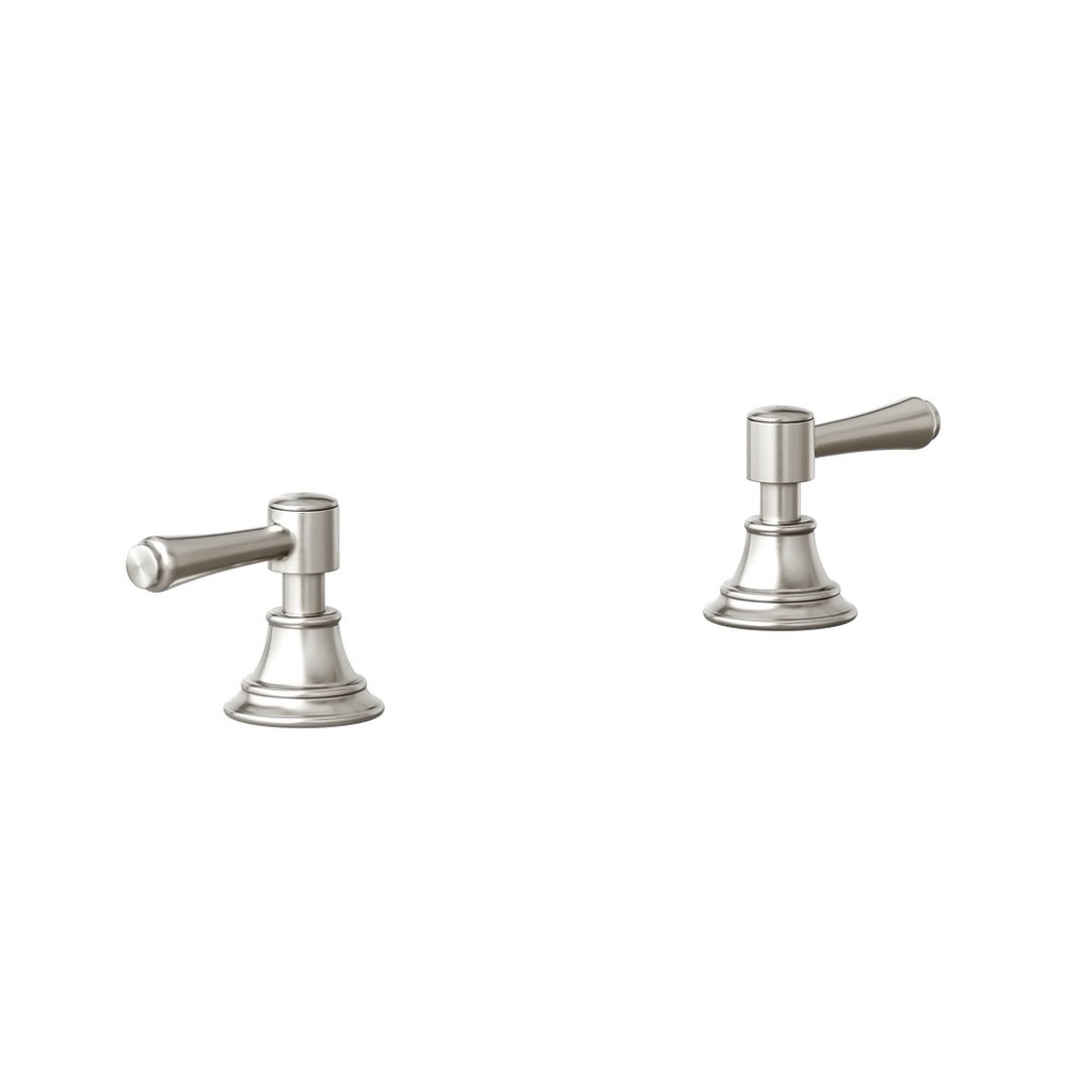 [16012-LF] Kingsley Assembly Bench Mounted Taps - Brushed Nickel