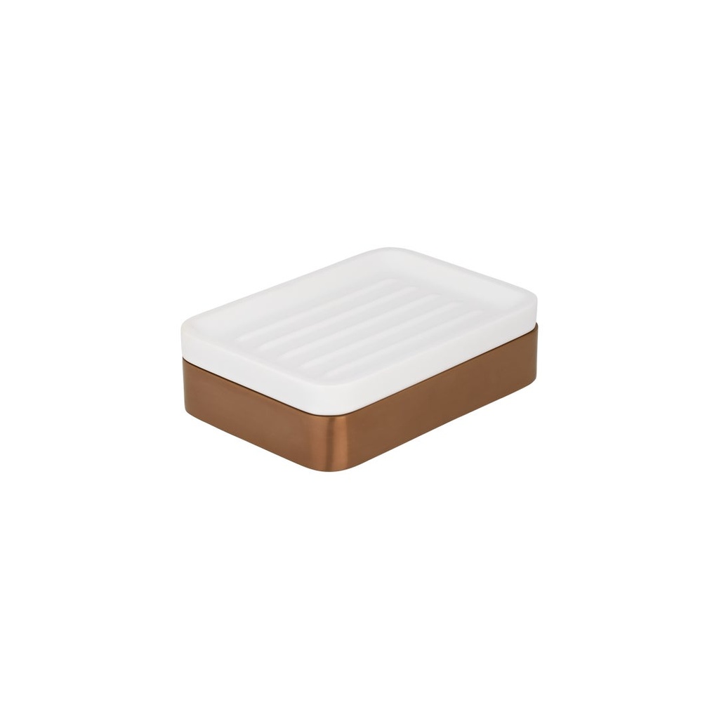 [16059] Maya Soap Dish Shelf - Brushed Copper