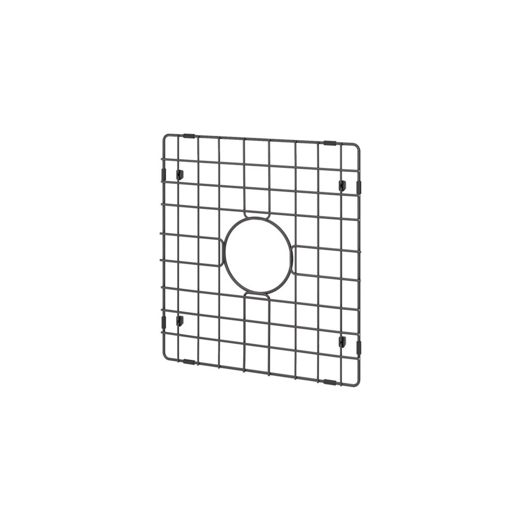 [16239] Hartley Double Sink Protector - Brushed Gunmetal