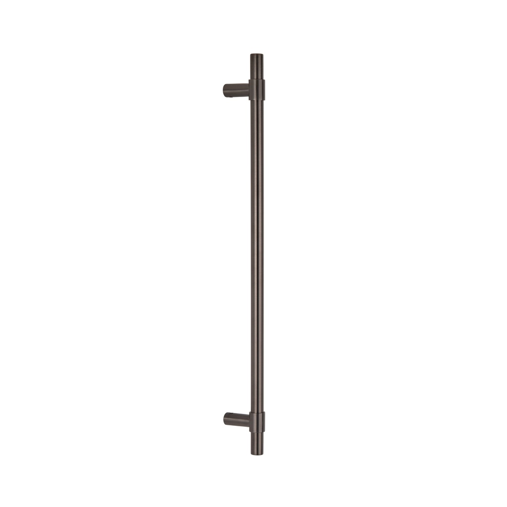 [16251] Modi Adjustable Entry Door Pull 600mm - Brushed Gunmetal