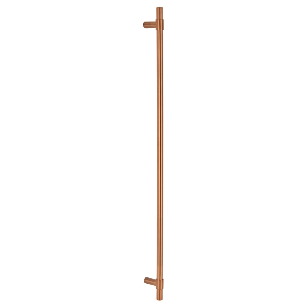 [16254] Modi Adjustable Entry Door Pull 900mm - Brushed Copper