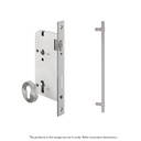 Modi Adjustable Entry Door Pull &amp;amp; Lock Set 600mm - Stainless Steel