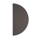 Imes Half Moon Entry Door Pull - Brushed Gunmetal