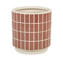 Hanson Alo Planter - Cocoa Tile