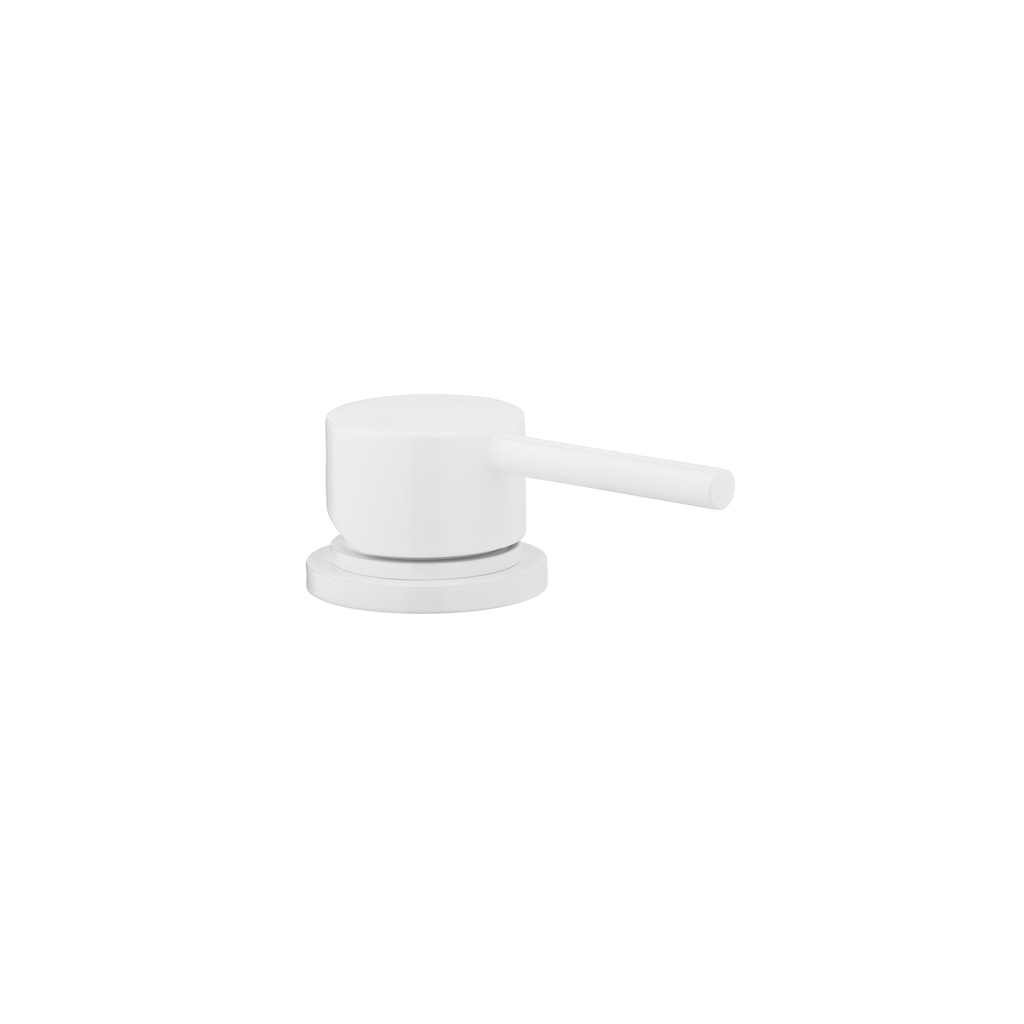[16437LF] Elysian Bench Mounted Minimal Mixer - White