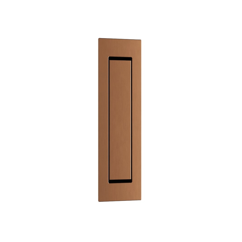 [16440] Cavity Slider Edge Pull - Brushed Copper