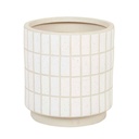 Hanson Alo Planter - White Speckle Tile