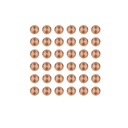 Aliro Tactile Indicators (36 PCS) - Brushed Copper