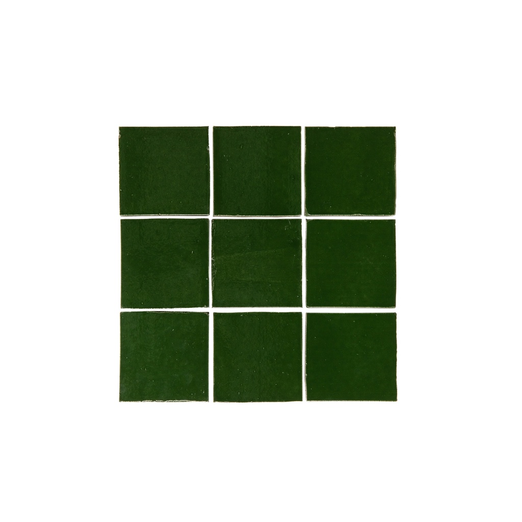 [16470] Rommani Handmade Zellige Square Tile - Fern