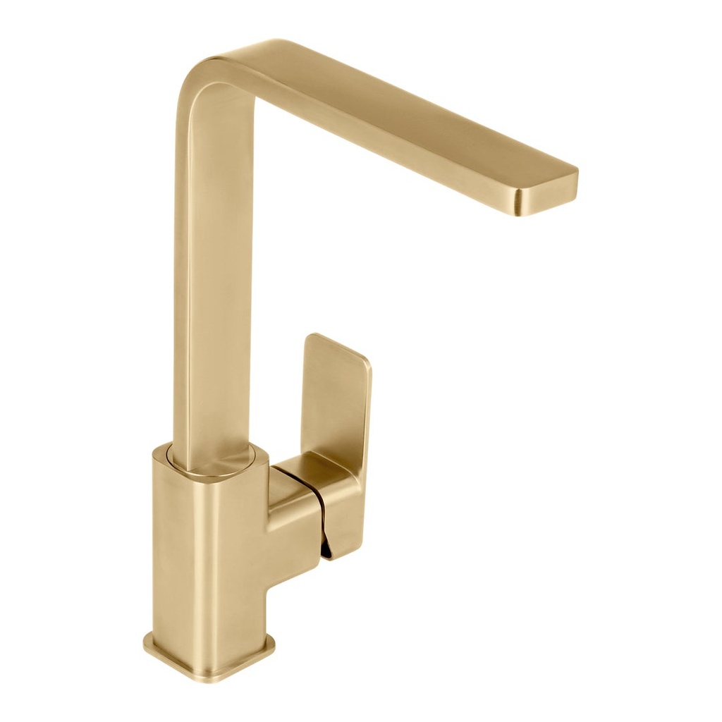 [16559] Nesso Kitchen Mixer - Brushed Brass
