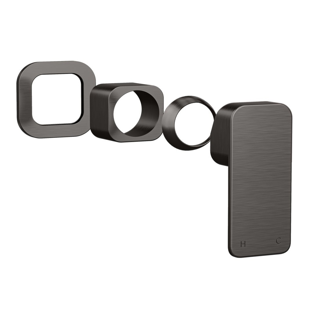 [16577] Nesso Minimal Handle Kit - Brushed Gunmetal