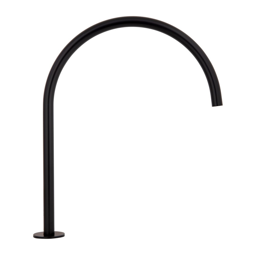 [16634] Thin Bench Mounted Spout - Matte Black