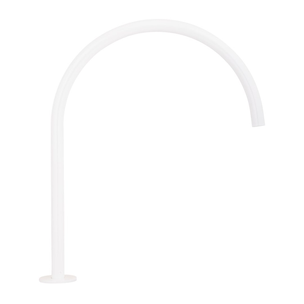 [16636] Thin Bench Mounted Spout - White