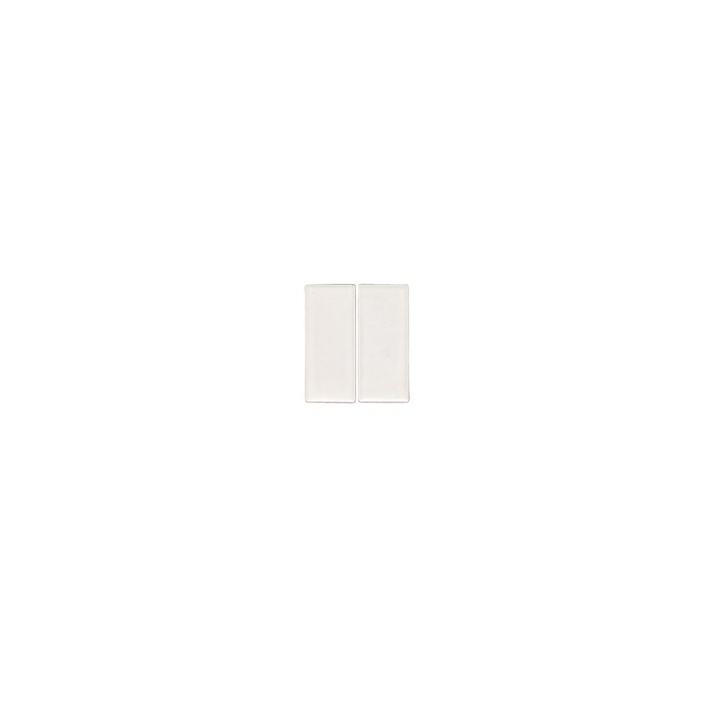 [16667-S] Akita Handmade Look Rectangle Tile - Pearl (Sample)