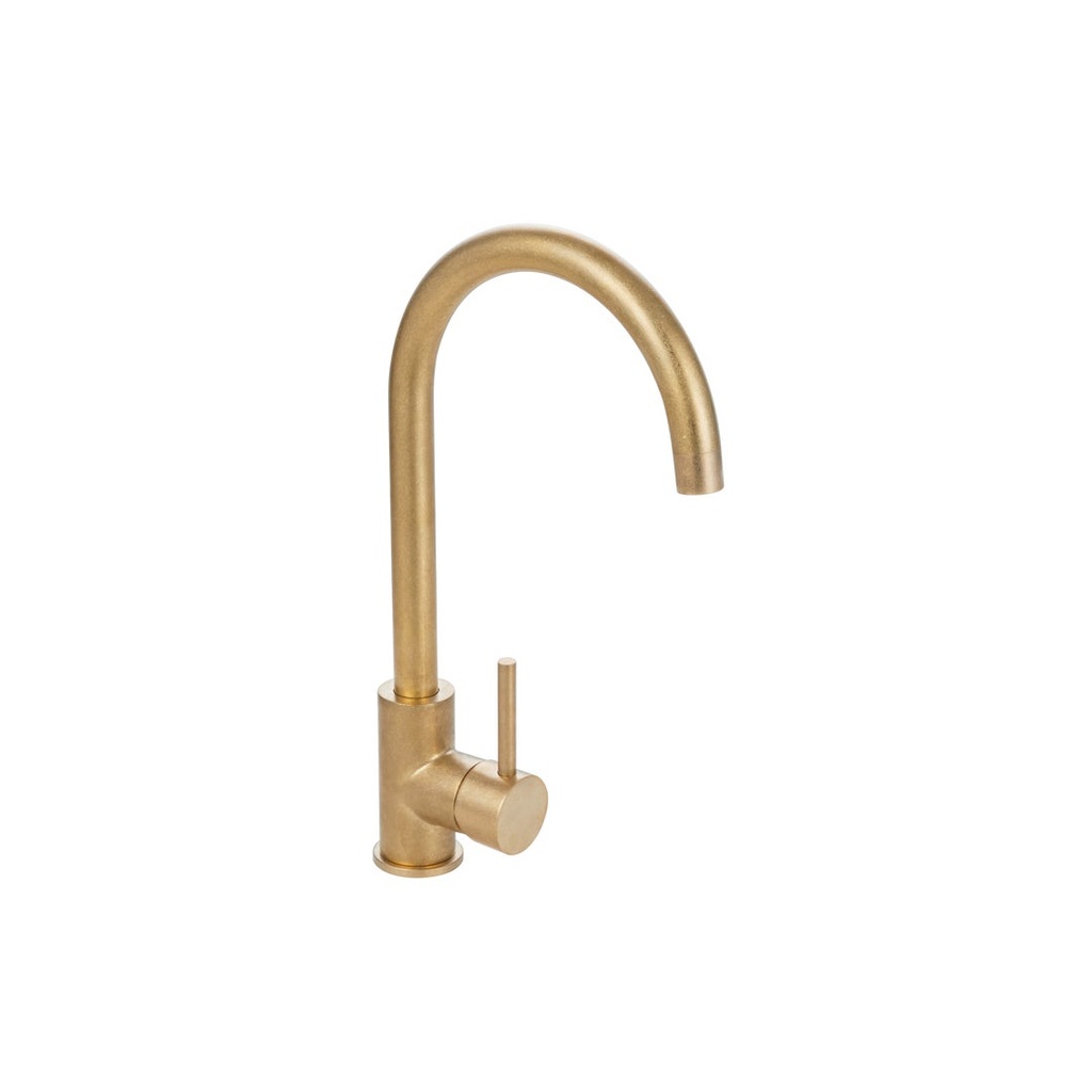 [16695LF] Elysian Kitchen Mixer - Tumbled Aged Brass