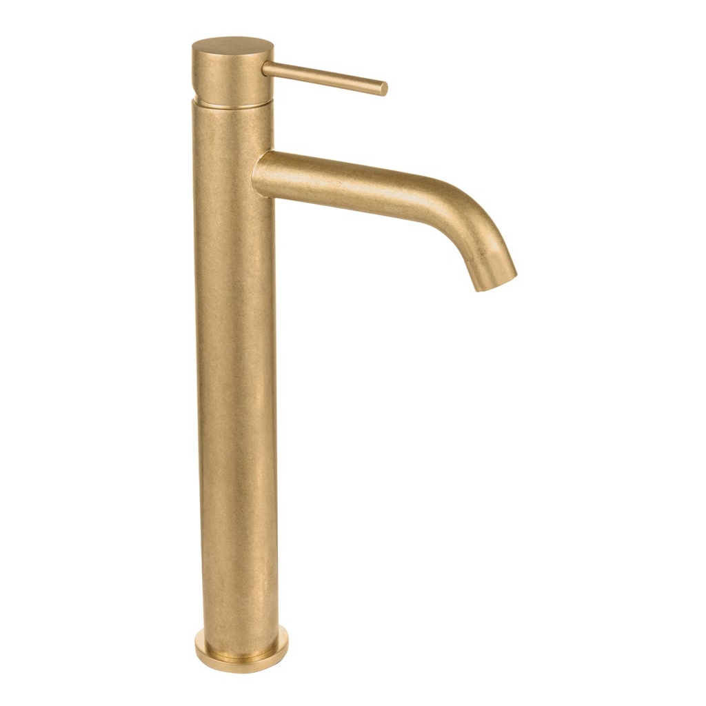 [16700LF] Elysian Extended Basin Mixer - Tumbled Aged Brass
