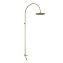 Sola Garden Outdoor Shower Set - Brushed Brass