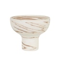 Hanson Talua Goblet Bowl - Marbled Tan