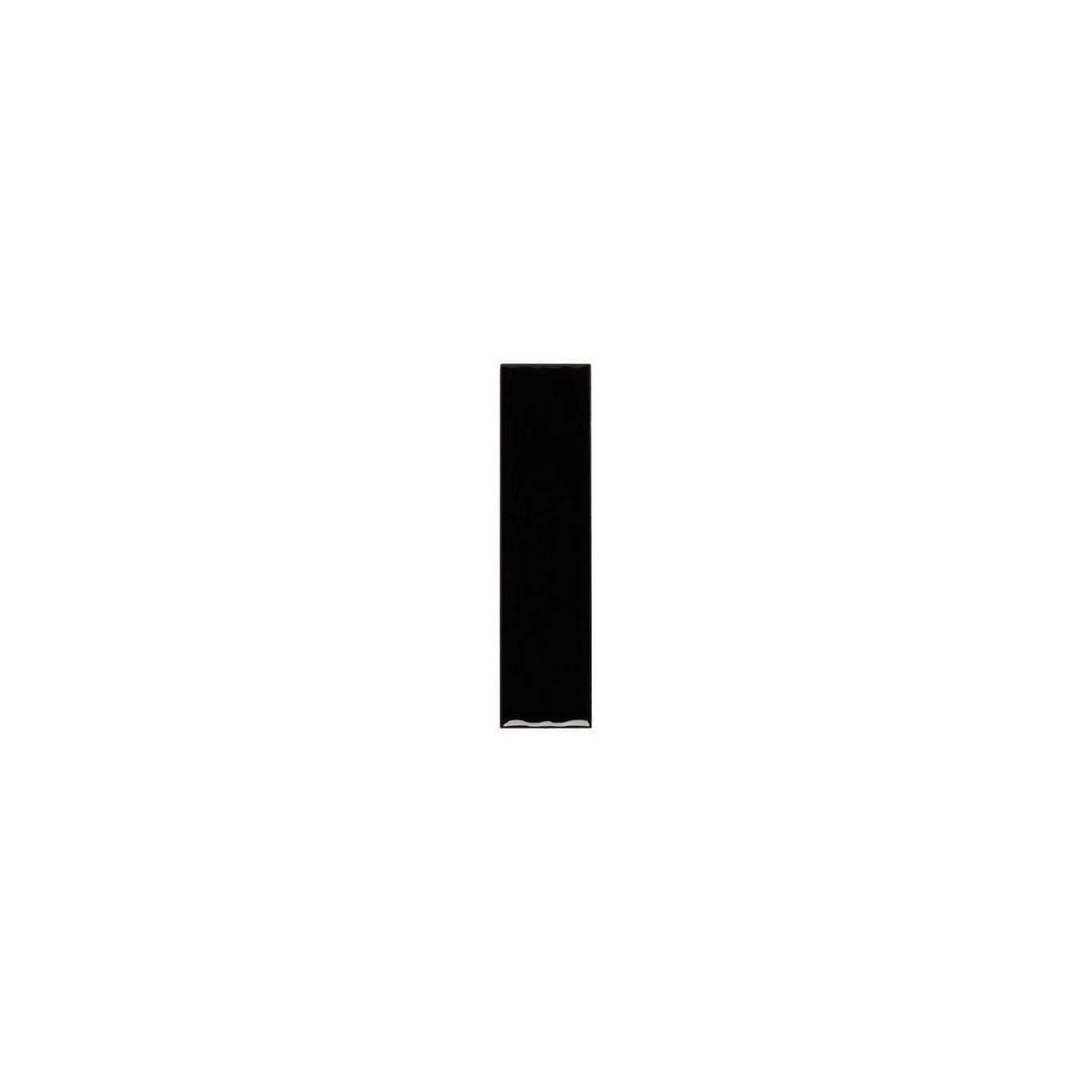 Tropea Natural Edge Subway Tile - Raven Black (Sample)