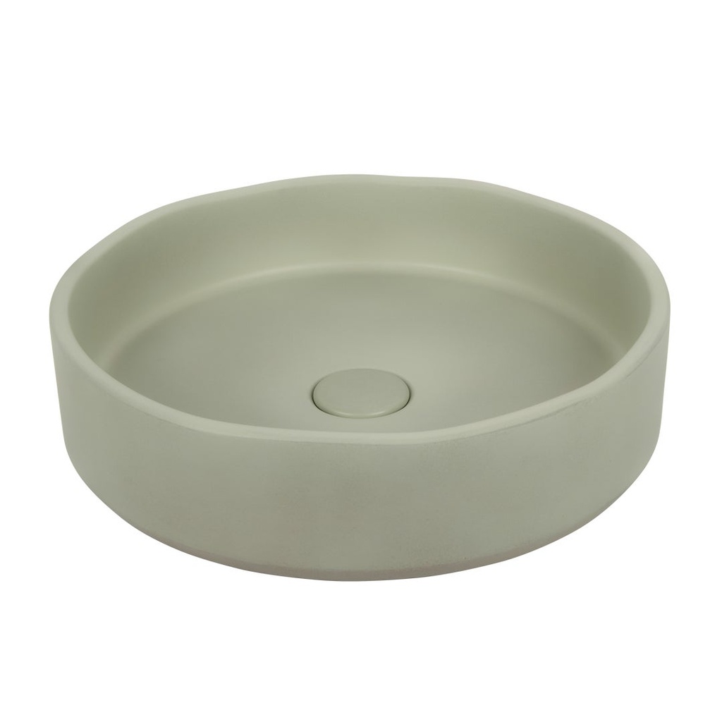 [16835] Melia Concrete Basin - Sage Green