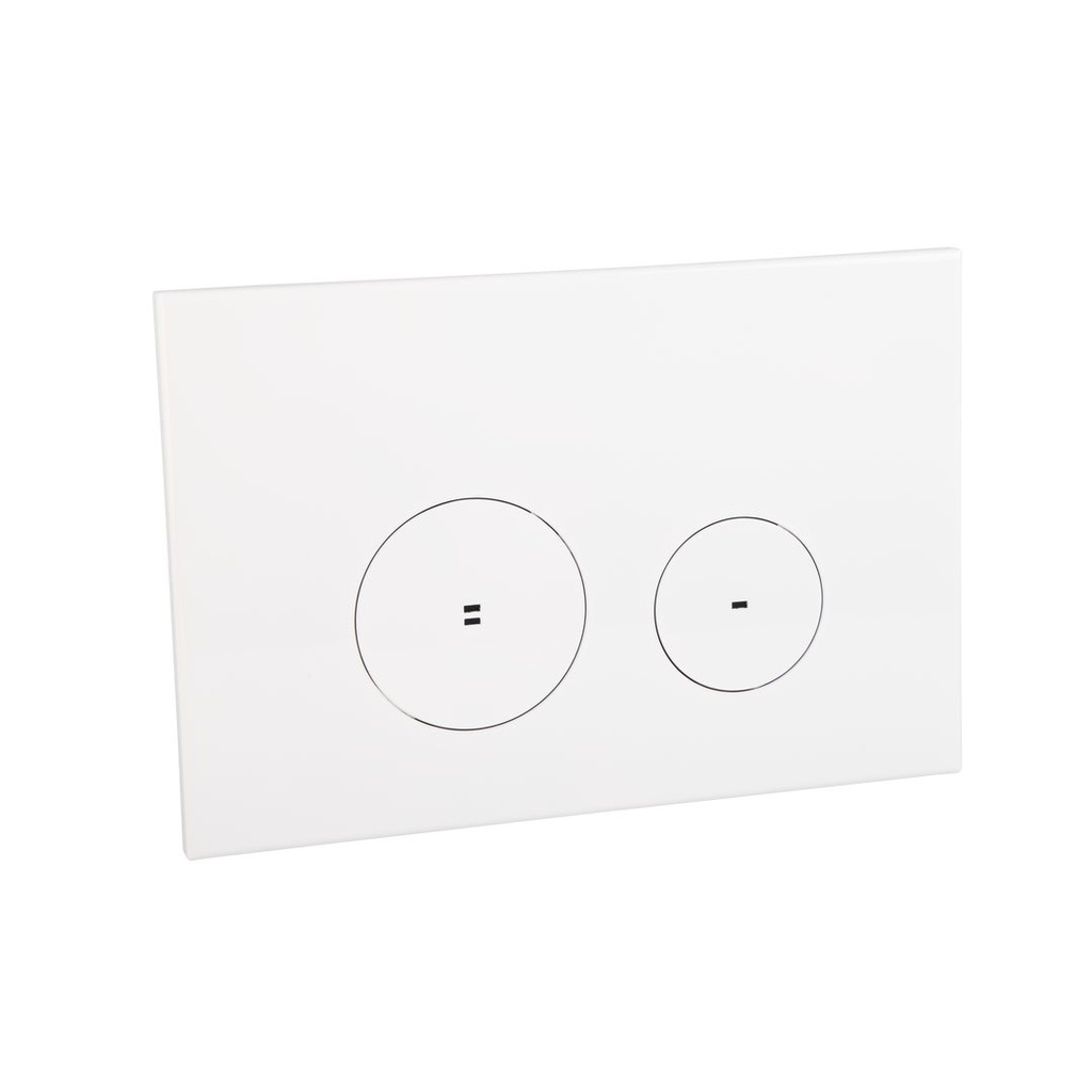 [16864] Zaaha Toilet Button Round - White