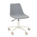 Harlow Office Chair - Powder Blue - Matt Bone