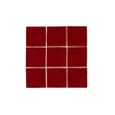 Rommani Handmade Zellige Square Tile - Cherry