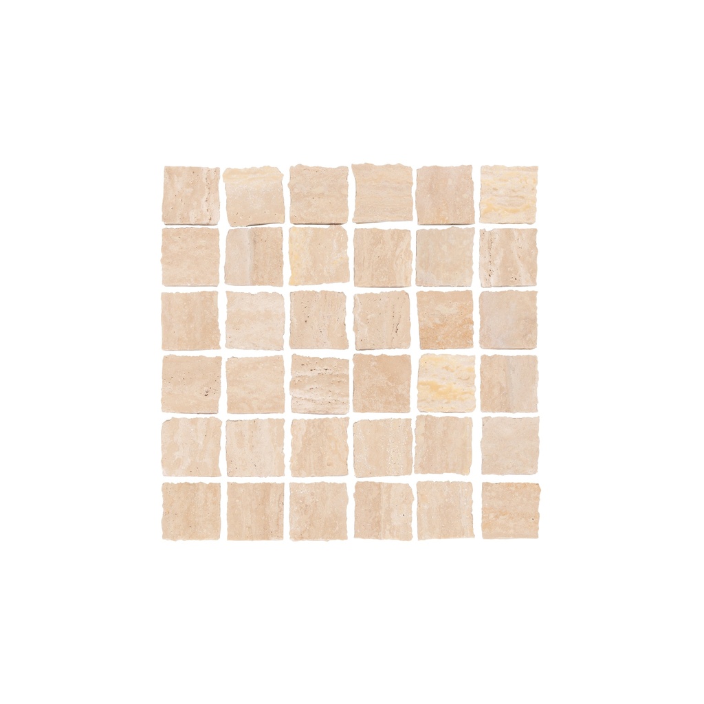 Ravenna Travertine Square Mosaic Tile