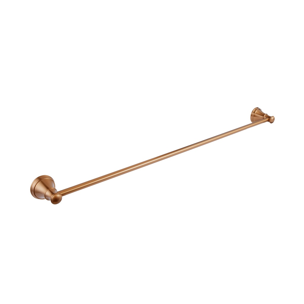 [16914] Kingsley Single Towel Rail - Brushed Copper
