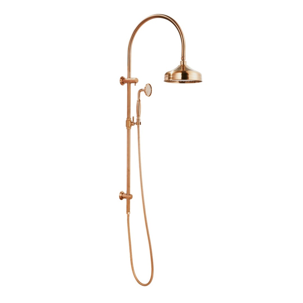 [16948] Kingsley Shower Rail Set - Brushed Copper