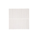 Imari Speckle Finger Mosaic Tile - Gloss White