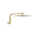 Nesso Shower Arm & Head Set - Brushed Brass