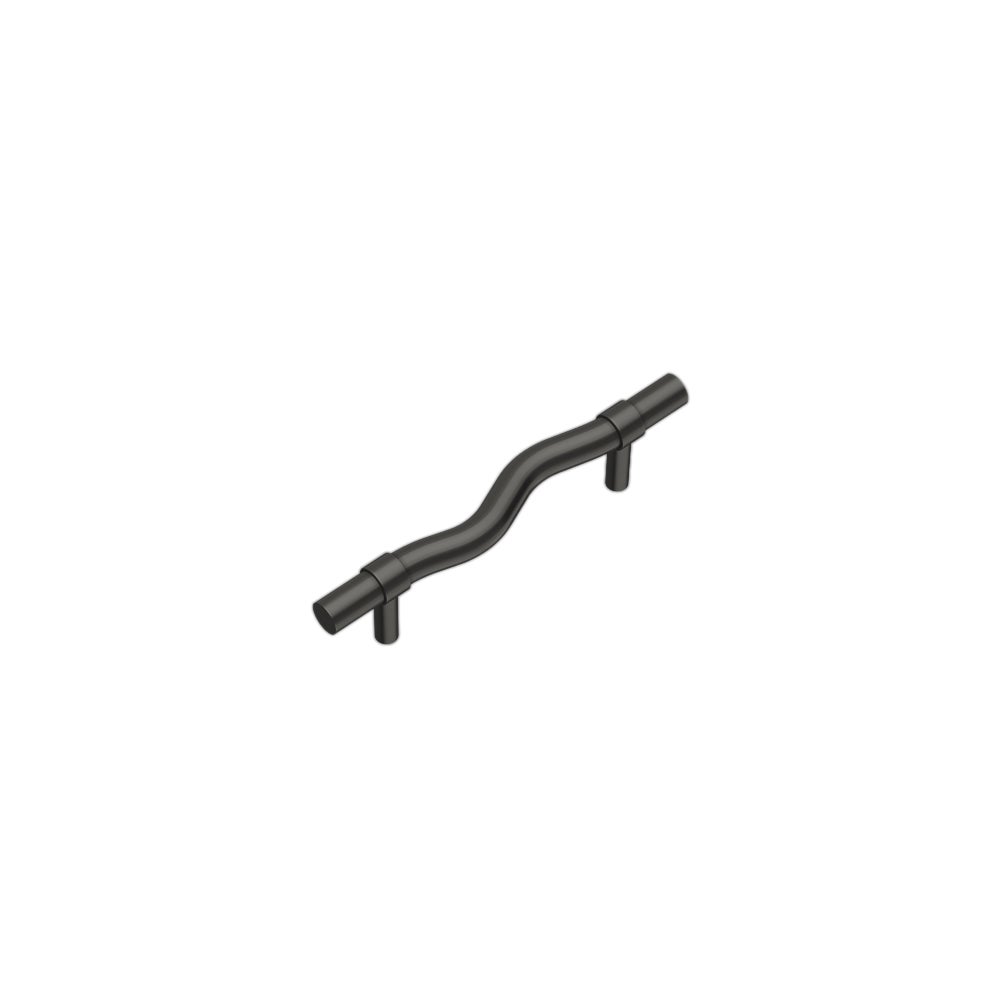 [17116] Ziggy Adjustable Cabinetry Pull 150mm - Brushed Gunmetal