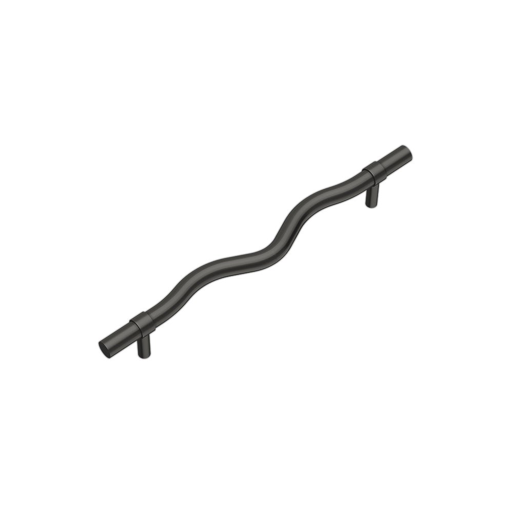 [17121] Ziggy Adjustable Cabinetry Pull 250mm - Brushed Gunmetal