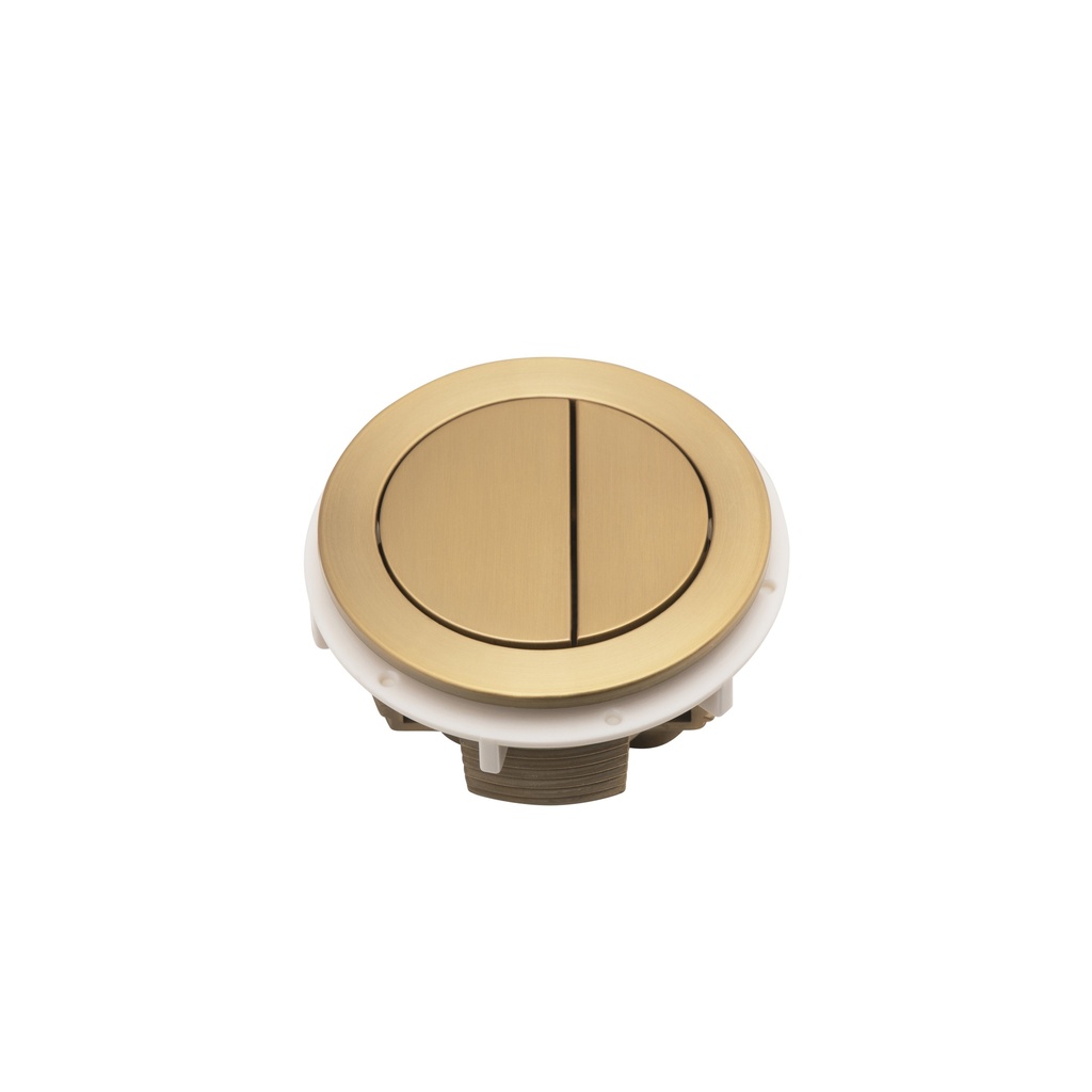 [17129] Toilet Flush Button - Brushed Brass