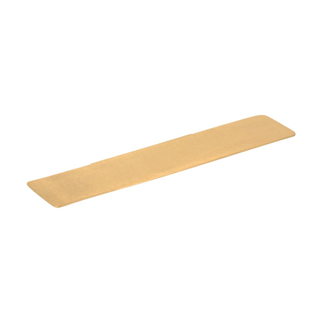 [17213] Vaada Extended Shower Shelf 440mm - Tumbled Aged Brass