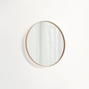 Round LED Mirror 600mm - Brushed Copper