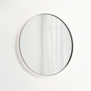Round LED Mirror 800mm - Brushed Gunmetal